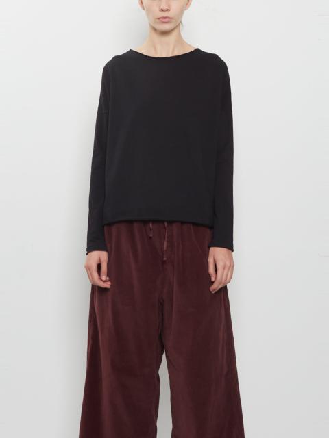 ALBUM DI FAMIGLIA Stretch Jersey T-Shirt — Black