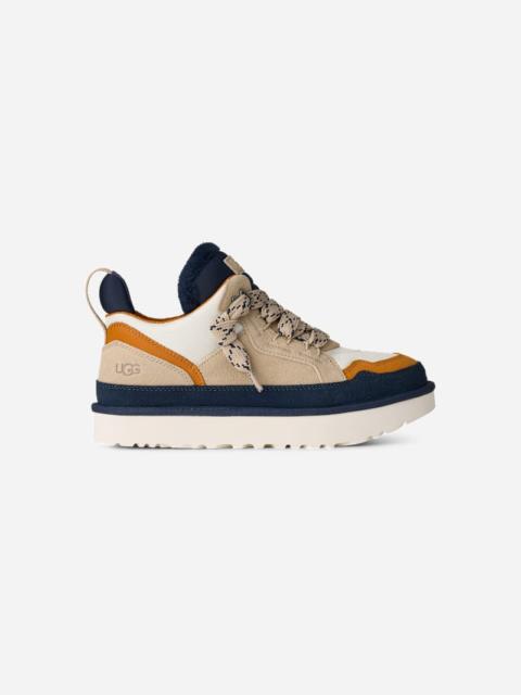 UGG ® Men's Lowmel Suede/Textile/Recycled Materials Shoes in Moonlight/Autumn Sepia/Dark Indigo