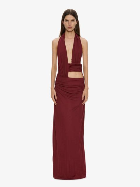 CHRISTOPHER ESBER Draped Cummerbund Jersey Dress