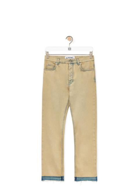 Loewe Jeans in denim