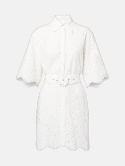 Poupette St Barth Elis cotton broderie anglaise minidress