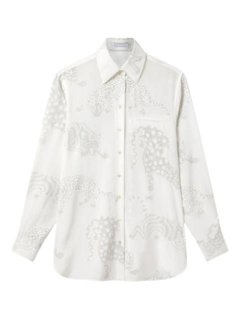 Stella McCartney leopard-pattern shirt