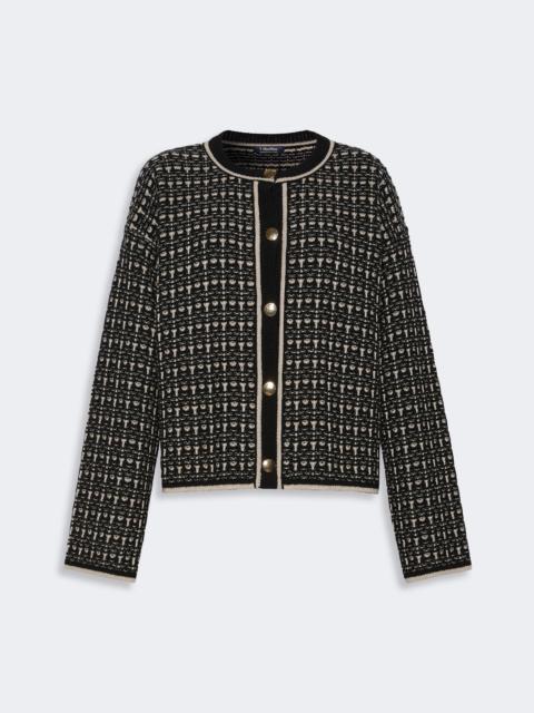 'S Max Mara AMICO Wool and cashmere boxy cardigan - BLACK