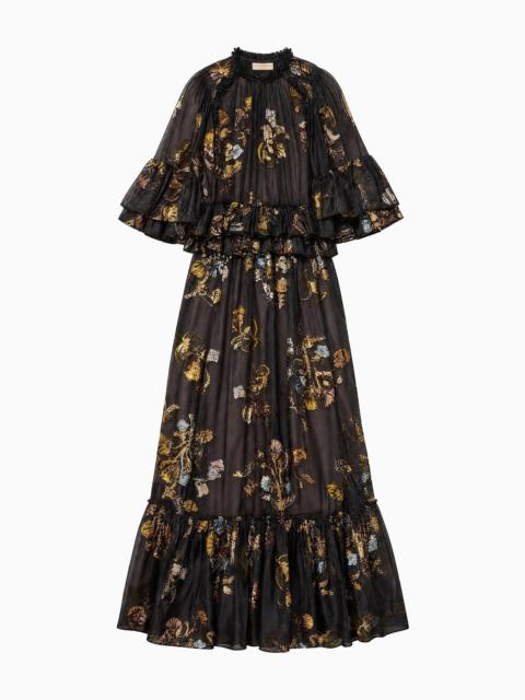 ULLA JOHNSON Diann Ruffled Silk Gown