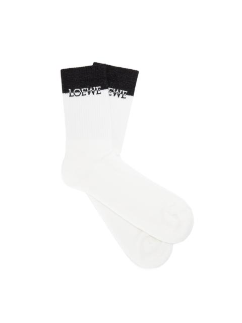 Loewe LOEWE bi-colour socks
