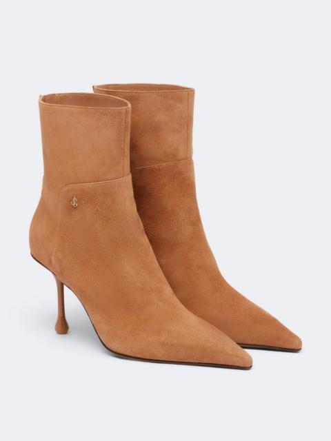 JIMMY CHOO Cycas suede ankle boots