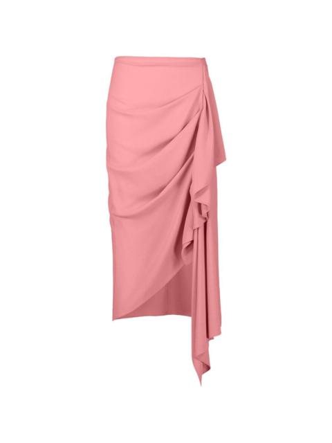 MICHAEL KORS Cascade ruffled midi skirt