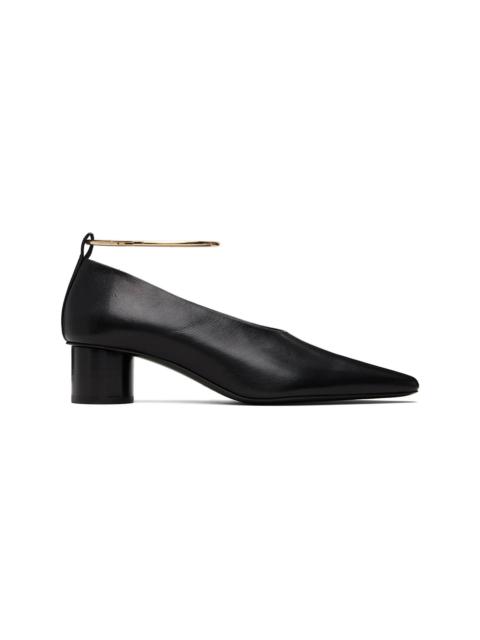 Jil Sander Black Ring Heels
