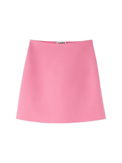 Jil Sander A-line high-waisted mini skirt