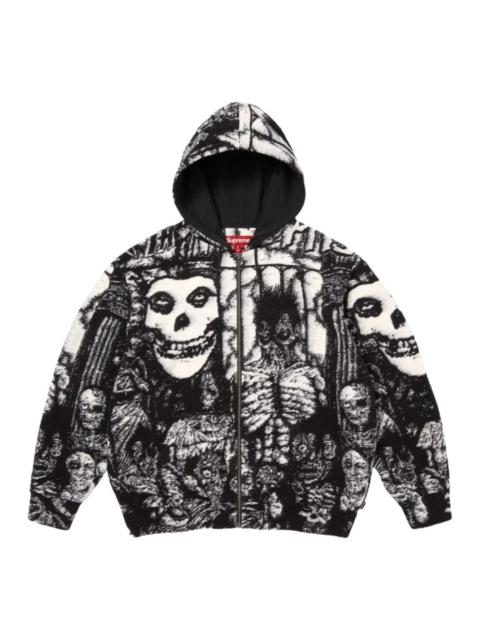 Supreme Supreme The Crow Zip Up Hooded Sweatshirt Black - SUP-FW21
