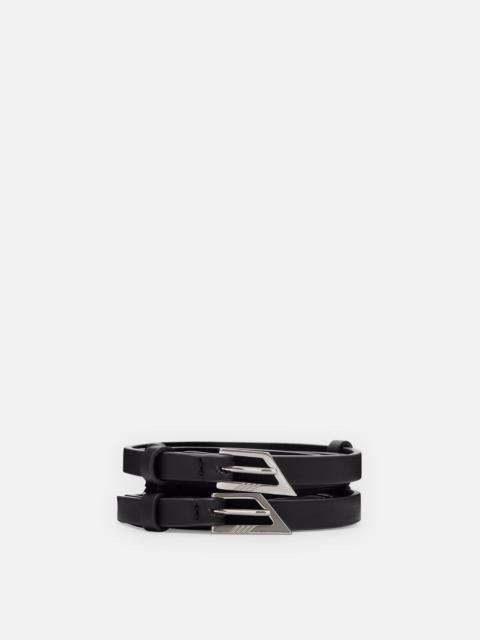 ベルト The Attico Black Leather Belt Chain leather belt in black - The Attico | Mytheresa