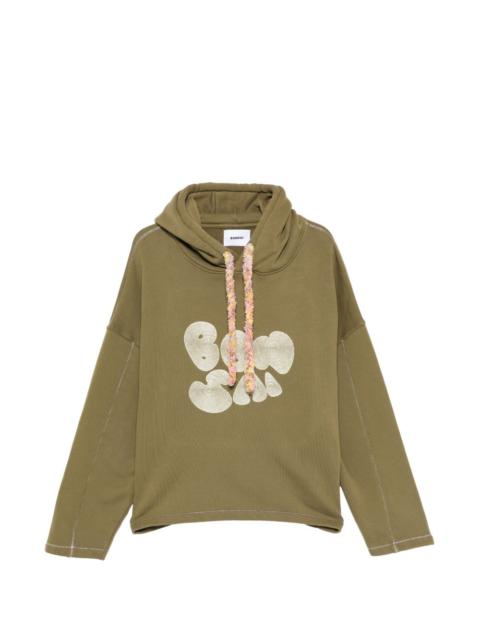 BONSAI embroidered oversized hoodie