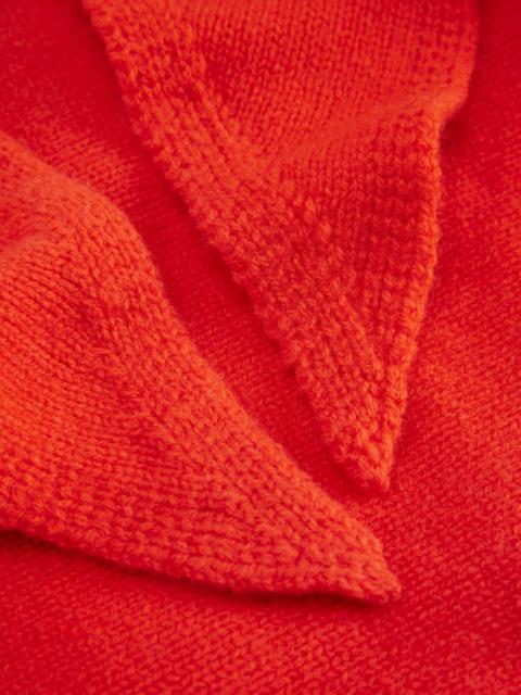 BODEN Merino Knitted Neckerchief-Fire Flower