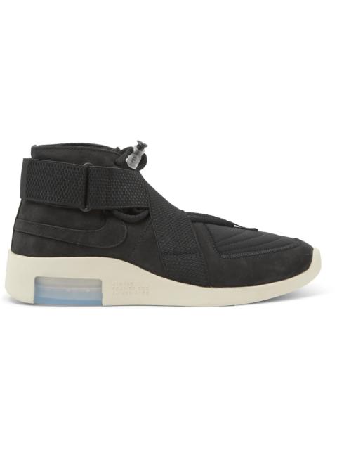 + Fear of God 1 Air Raid Suede and Webbing High-Top Sneakers
