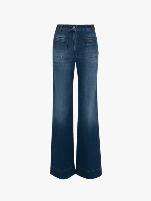 Victoria Beckham Alina Jean in Dark Vintage Wash