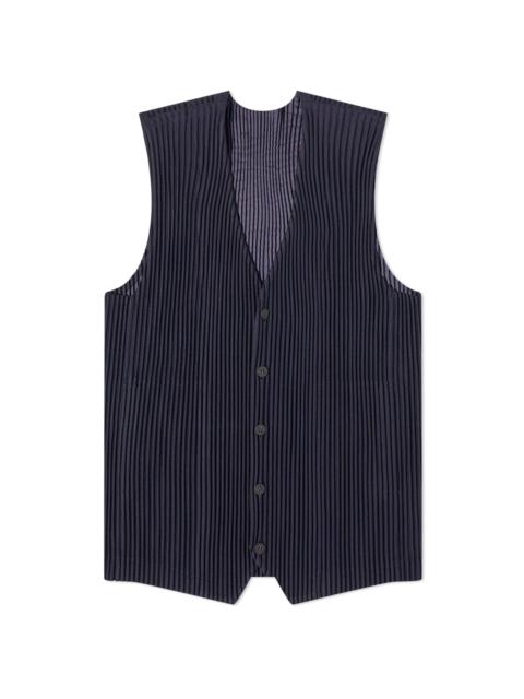 Homme Plissé Issey Miyake Pleated Button Down Vest
