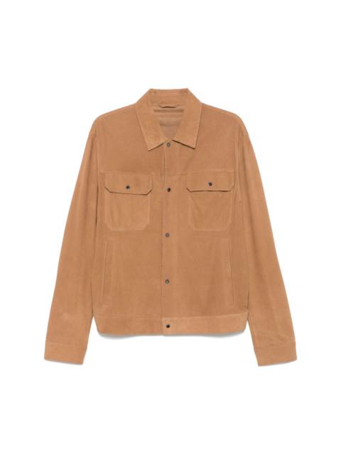 Human Made logo suede jacket | REVERSIBLE Human Made logo suede jacket | REVERSIBLE