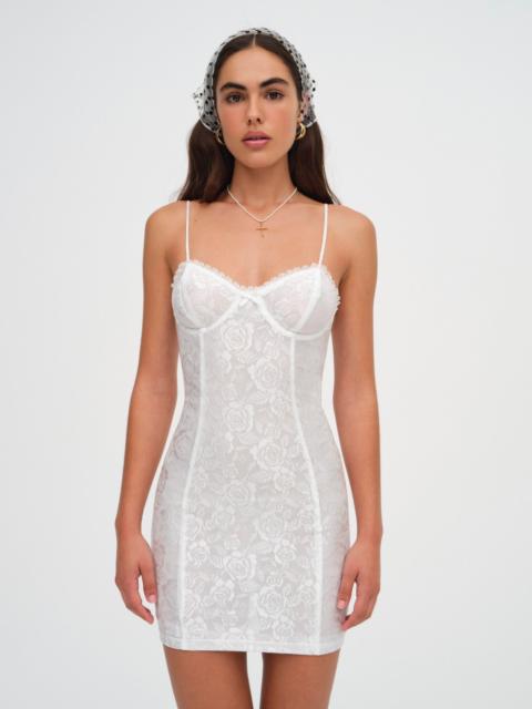 For Love & Lemons Lindy Lace Mini Dress