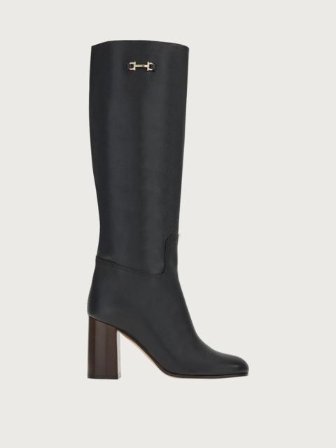 FERRAGAMO DOUBLE GANCINI BOOT