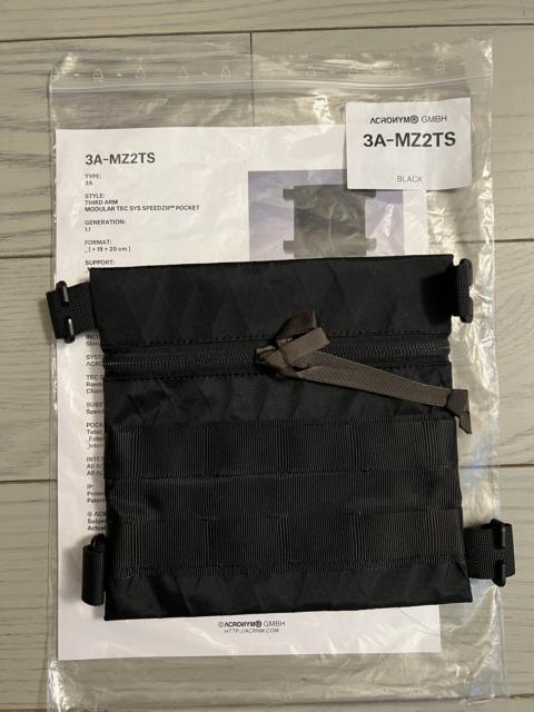 ACRONYM 3A-MZ2TS Black XPAC (BRAND NEW) | zephyr | REVERSIBLE