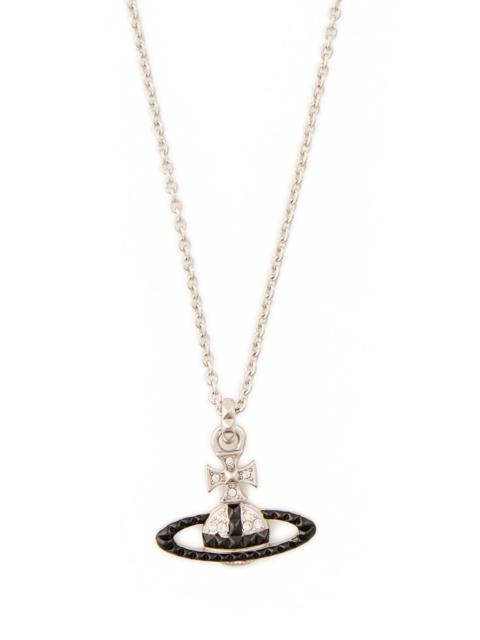 Vivienne Westwood Vivienne Westwood Mayfair Bas Relief orb Rhodium-plated Necklace