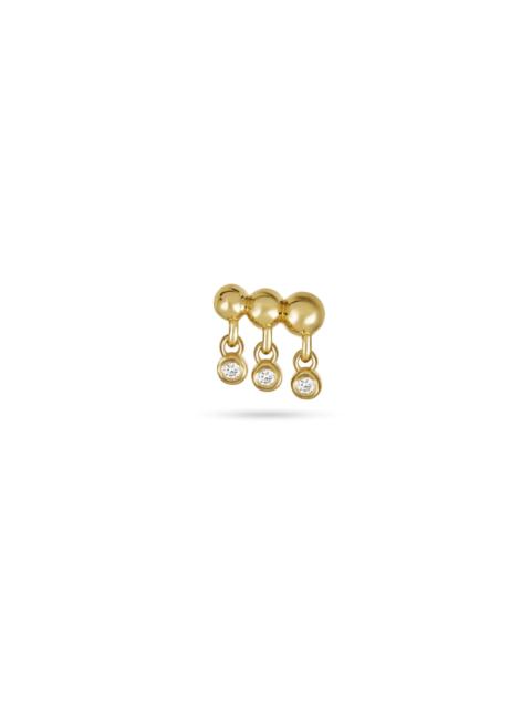 STONE AND STRAND Bedazzle Diamond Trio Stud