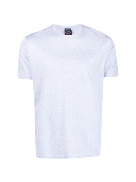 short-sleeved jersey-knit T-shirt