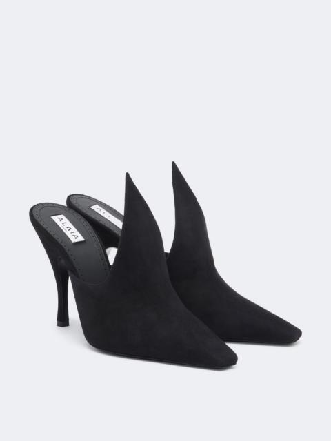 Alaïa Suede mules