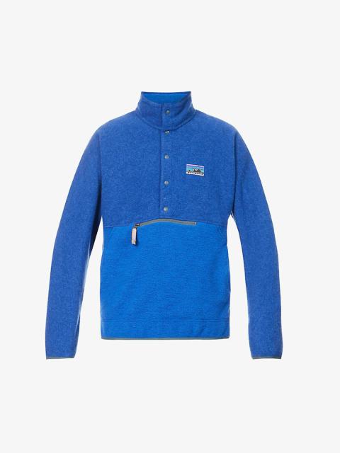 Patagonia Snap-T brand-patch recycled-fleece jacket
