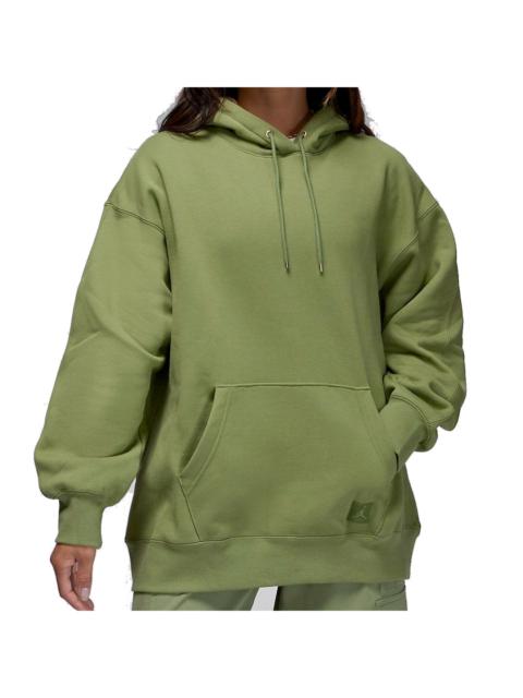 Jordan (WMNS) Air Jordan Flight Fleece Pullover Hoodie 'Sky J Light Olive' FB5111-340