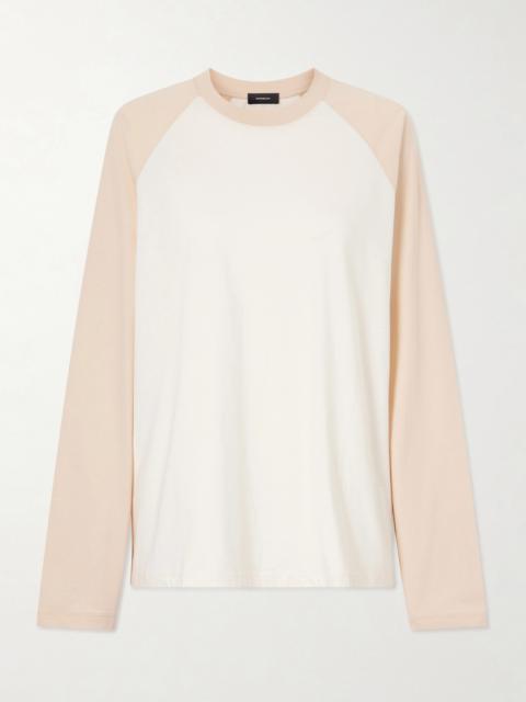 WARDROBE.NYC Raglan Cotton-jersey T-shirt