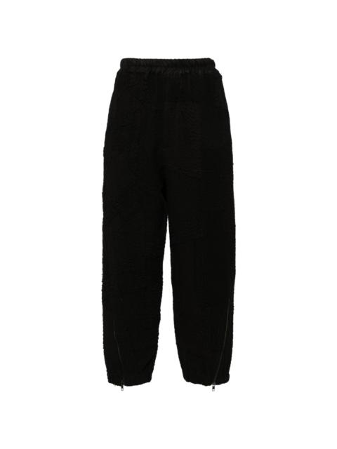 By Walid tapered-leg cotton trousers