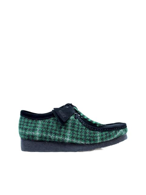Clarks Originals Wallabee tweed-check boots