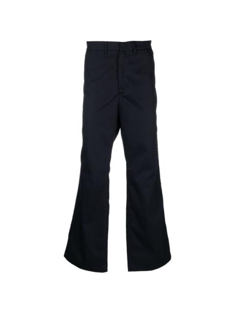 WALES BONNER studded-trim flared trousers