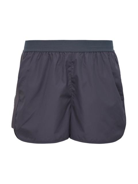 Thom Browne Flyweight Tech 4-Bar Running Shorts Women