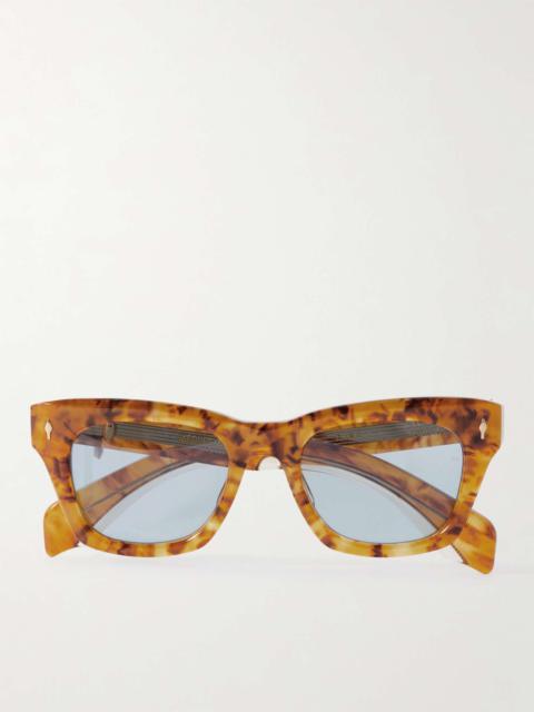 Dealan Vintage Square-Frame Tortoiseshell Acetate Sunglasses