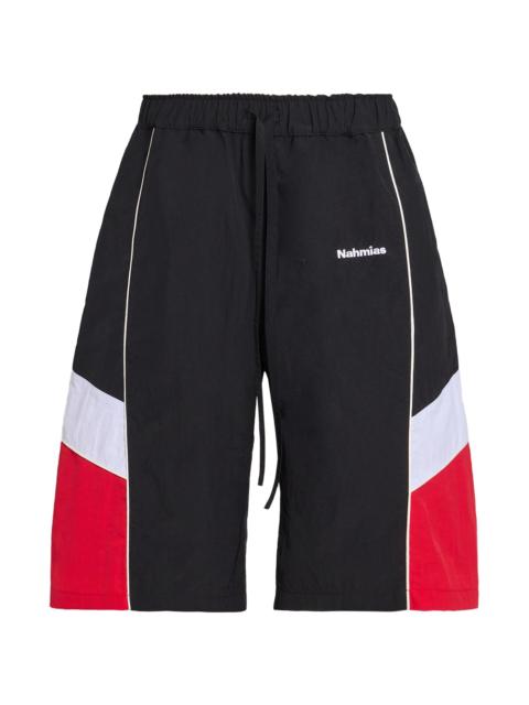 NAHMIAS Men's Daydreaming Warm-Up Shorts - Black Light Weight Technical