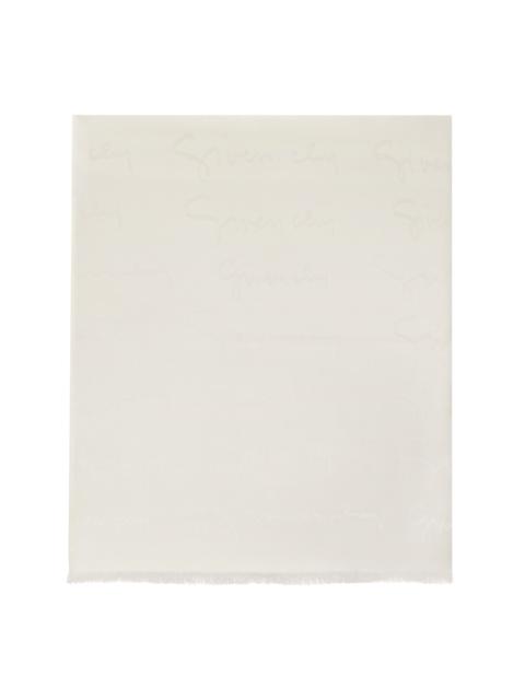 Givenchy Off-White 'Givenchy Signature' Scarf