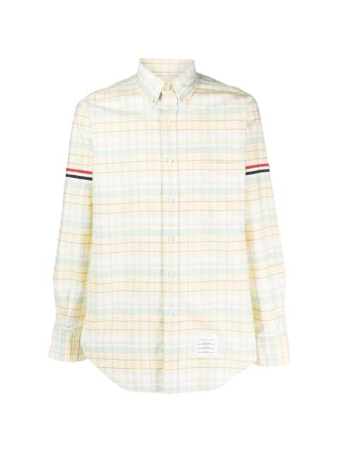 RWB-stripe check shirt