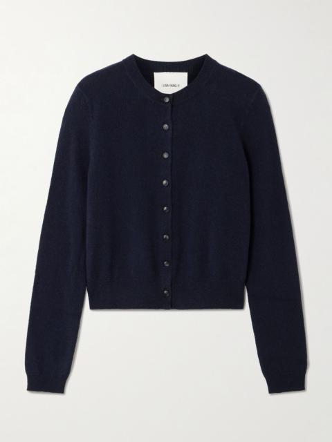 LISA YANG Karia cashmere cardigan Navy