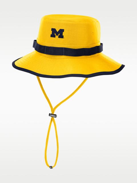Jordan Michigan Sideline Apex Boonie Men's Jordan Brand Dri-FIT College Bucket Hat
