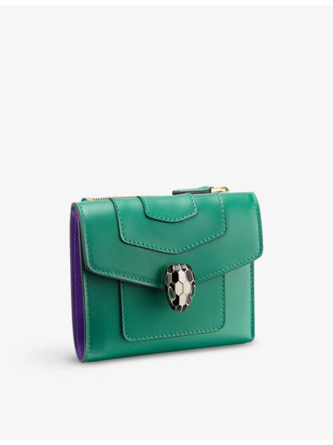 BVLGARI Serpenti Forever leather wallet