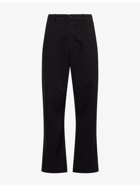 FRAME Relaxed-Fit Cotton-Canvas Chino Trousers