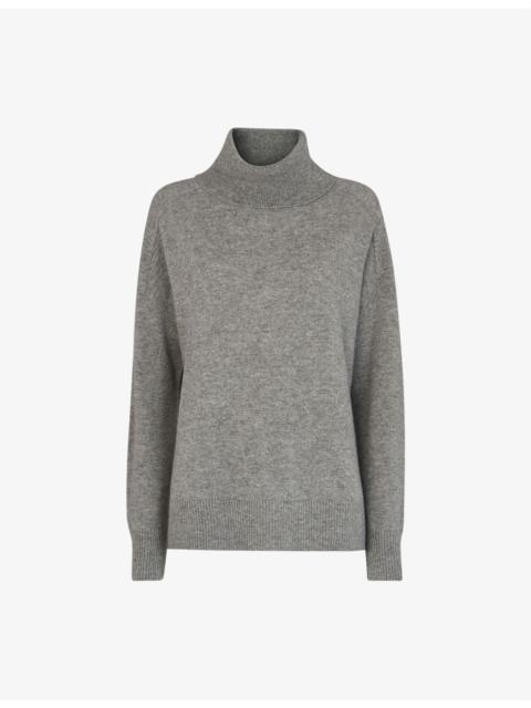 WHISTLES Roll-neck cashmere jumper