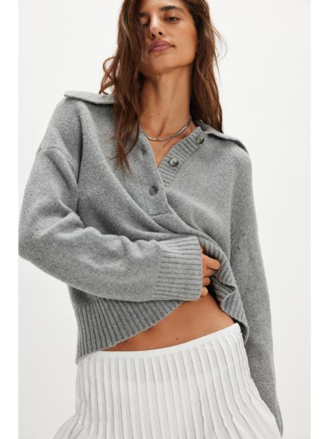 FREE PEOPLE Trading Up Polo