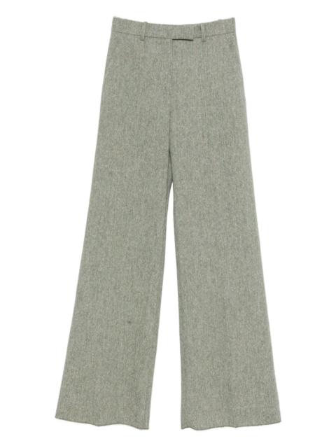 Valentino pressed crease trousers