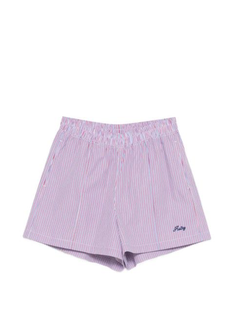 AUTRY striped embroidered shorts