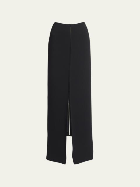 Givenchy Formal Asymmetric Wool Skirt