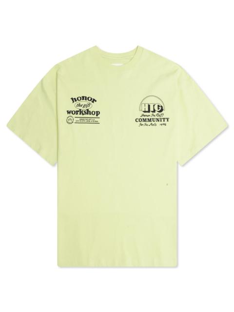 HONOR THE GIFT HONOR WORKSHOP TEE - GREEN