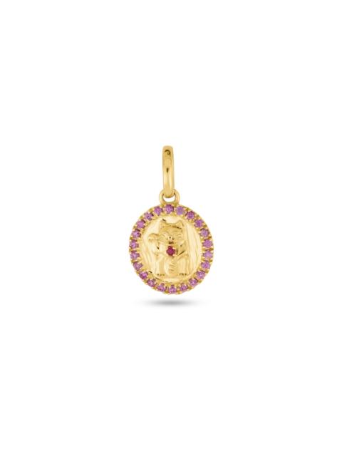 STONE AND STRAND Cat Of Fortune Gold Charm